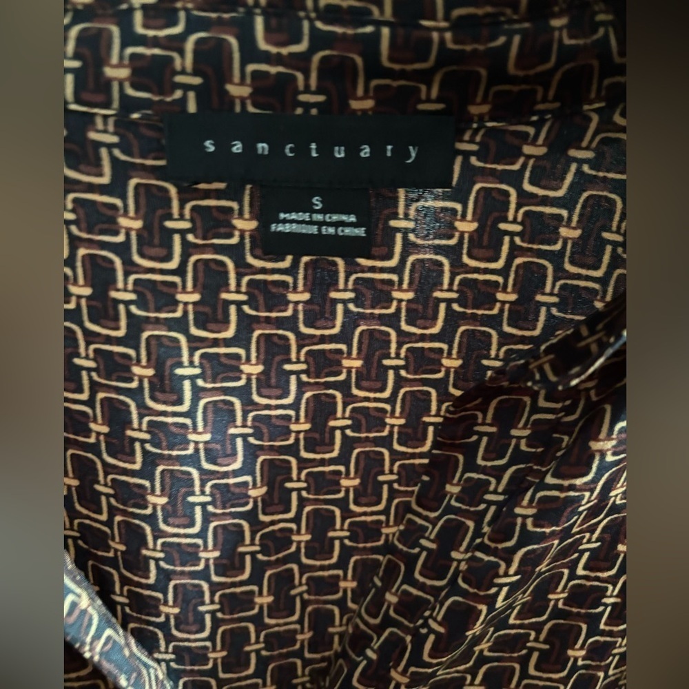 Sanctuary Button Down Long Sleeve Dress NWOT - Picture 4 of 5